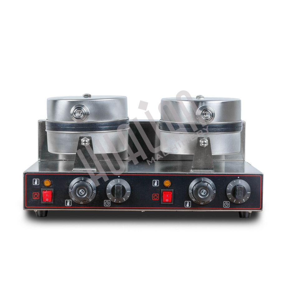 Вафельница для объемных вафель HWB-2 (2 секции, круг) Hualian - Купить с доставкой по всему Казахстану