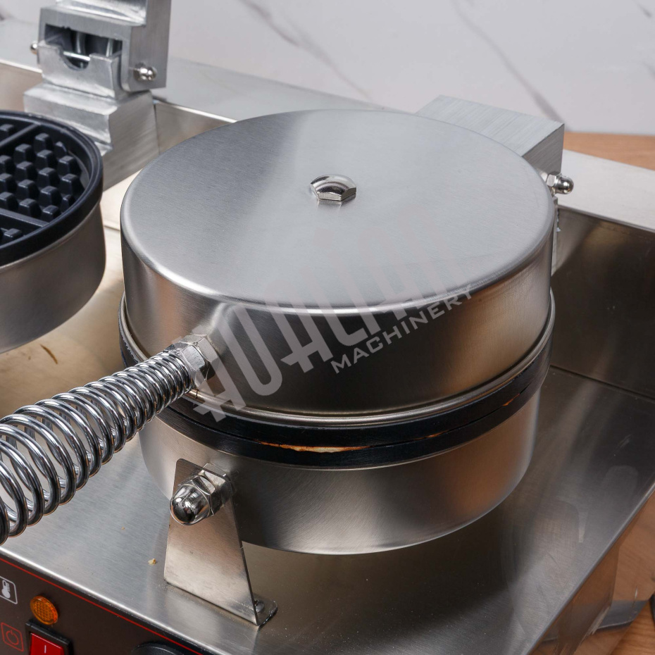 Вафельница для объемных вафель HWB-2 (2 секции, круг) Hualian - Купить с доставкой по всему Казахстану