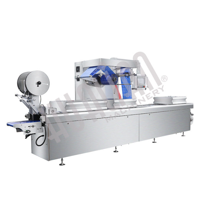 Термоформовочная машина HVR-420A (220*76.8*50 мм; 300*76.8*50 мм; вод.охл., газ., этикетировщик) Hualian - Купить с доставкой по всему Казахстану