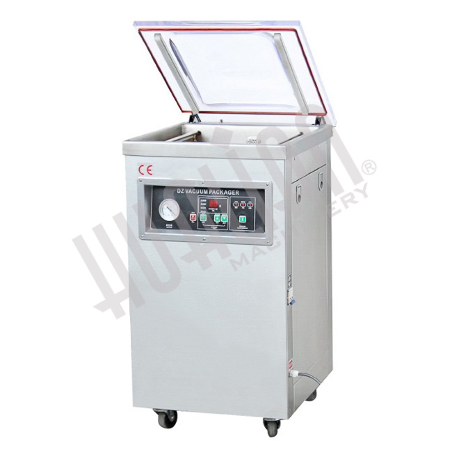 Напольный вакуумный упаковщик DZ-400/2F (нерж.) Эко