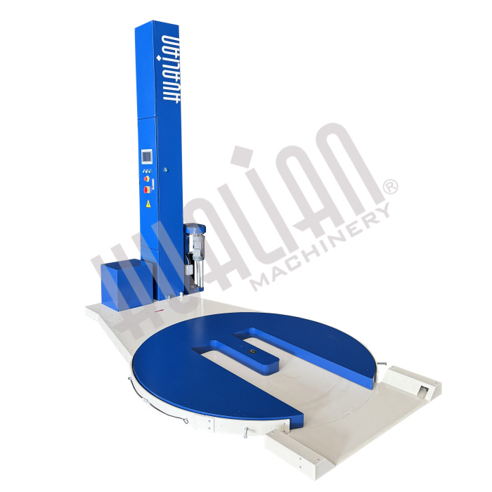 Паллетоупаковщик HL-1650F с E-платформой (с моторизированной кареткой с престрейчем) Hualian - Купить с доставкой по всему Казахстану