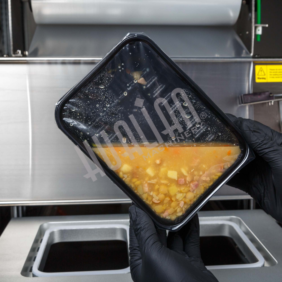 Запайщик лотков с газонаполнением HLV-450T Hualian - Купить с доставкой по всему Казахстану