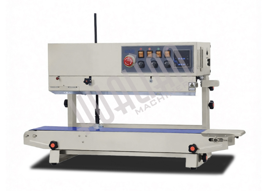 Роликовый конвейерный запайщик вертикальный FRBM-810II