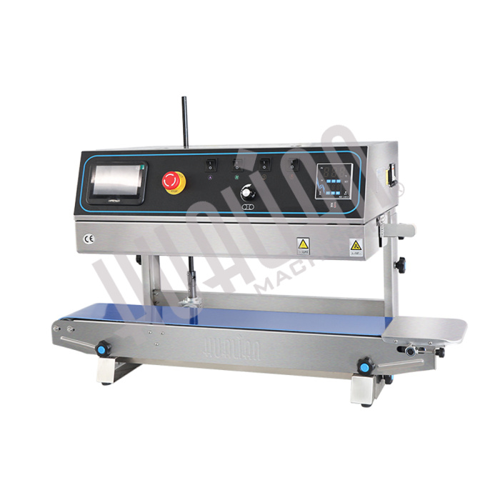 Вертикальный конвейерный роликовый запайщик FRP-810II (нерж, каплеструйный принтер) Hualian - Купить с доставкой по всему Казахстану