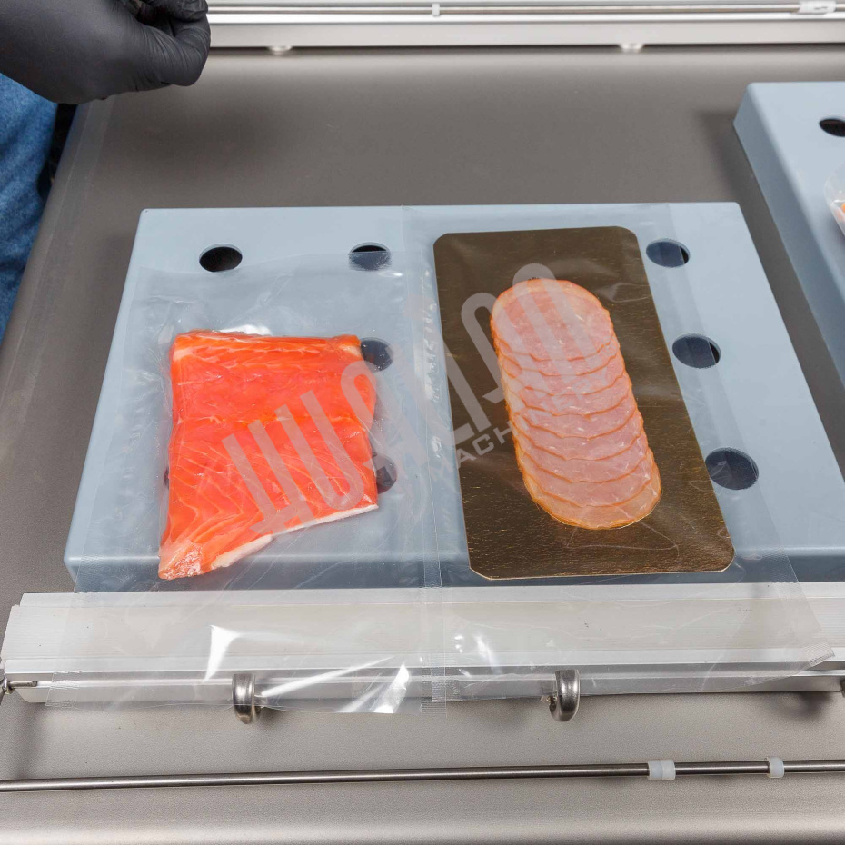 Напольный вакуумный упаковщик HVC-720S/2B-G (нерж., газ, обрезка, эл панель) Hualian - Купить с доставкой по всему Казахстану